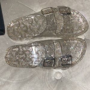 Birkenstock jelly BEACH SHOES!